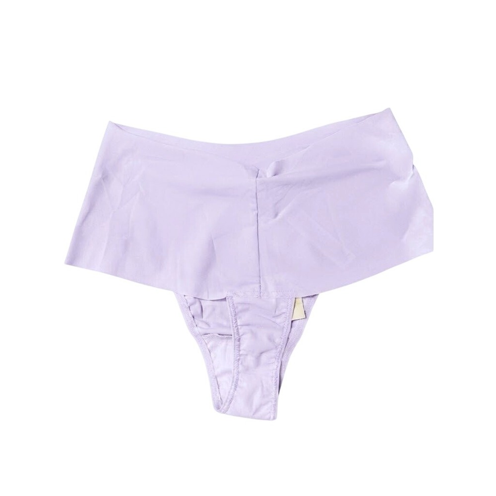 NEW Hanky Panky Womens Seamless Thong Underwear Blue Small Raw Cut - EAH